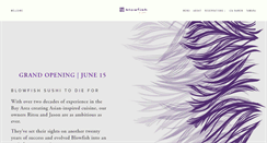 Desktop Screenshot of blowfishsushi.com